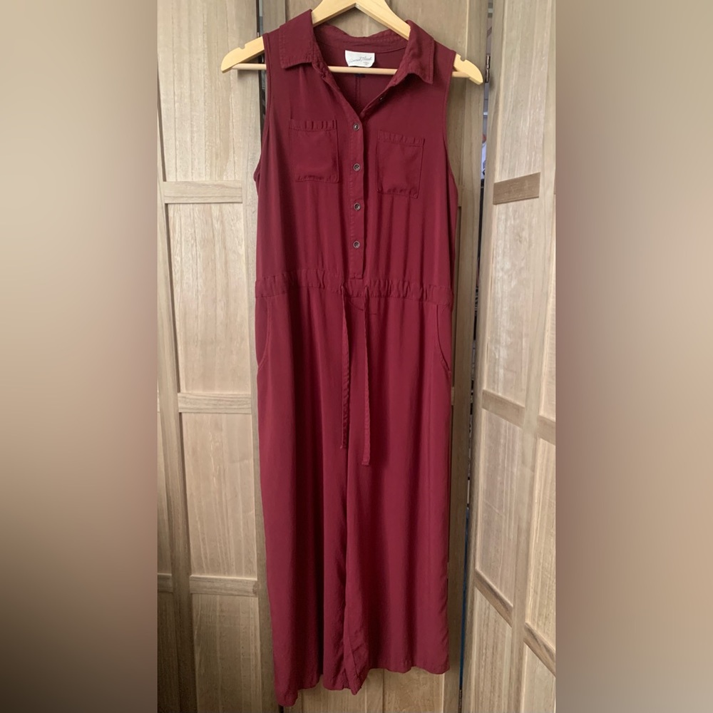 Universal Thread Red Jumpsuit Size Medium - Picture 3 of 8